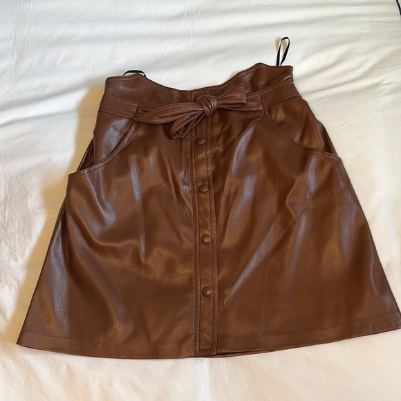 NWT Nanushka Tie Waist Mini Skirt - Picture 8 of 12